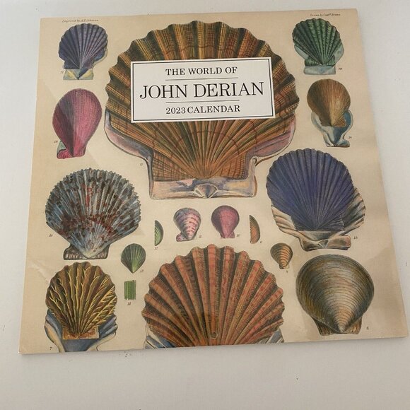 The World Of John Derian 2023 Wall Calendar Featuring Vintage-Inspired Art Print - Picture 1 of 5